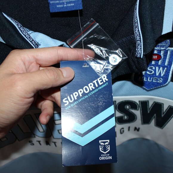 3/$55❤️ NSW New South Wales Blues State Of Origin supporter's jersey polo shirt - Picture 6 of 10